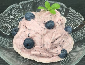 Bananis med blåbær