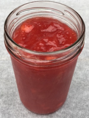 Jordbær-nektarinmarmelade