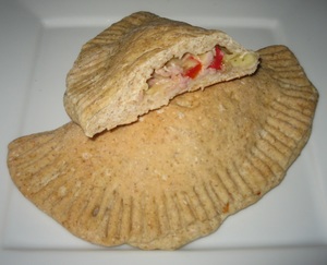 Fyldte madbrød med skinke