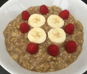 Havregrød de lakridsrodspulver