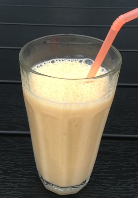 Milkshake med fersken