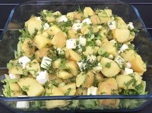 Kartoffelsalat med krydderurter