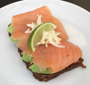 Laksemad med avokado