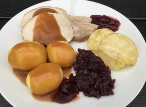 Nakkekam stegt som vildt