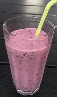 Blåbær-appelsinsmoothie