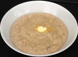 Havregrød med smørklat