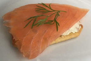 Laksehapser på kiks