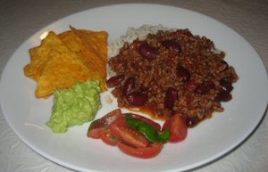 Chili con carne med chilibønner