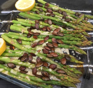 Asparges med parmesan