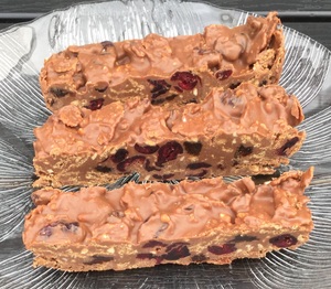 Chokoladebar med Branflakes