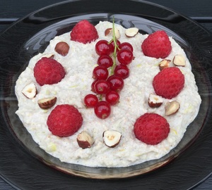 Kold grød med æble