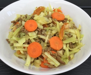 Karrykål med abrikos