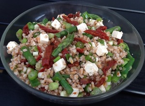 Speltsalat med feta