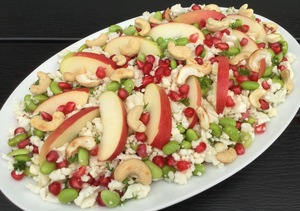 Blomkålssalat med granatæble