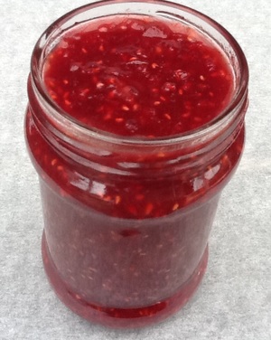 Hindbær-æblemarmelade