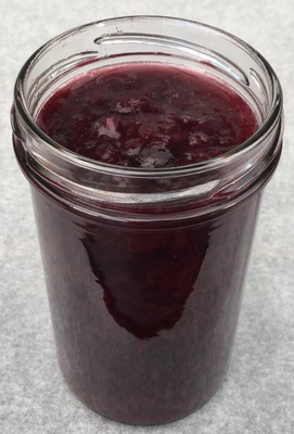 Blåbær-rabarbermarmelade