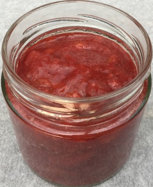 Jordbærmarmelade med abrikos