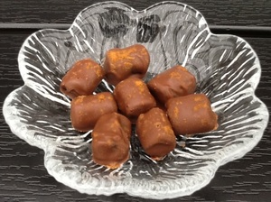 Lakrids med chokolade