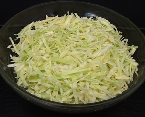 Spidskål med vinaigrette-dressing