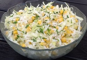 Rissalat med spidskål